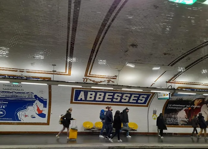 아파트 Studio Equipe Metro Abbesses A Montmartre